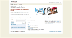 Desktop Screenshot of idexxreminderservice.com