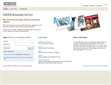 Tablet Screenshot of idexxreminderservice.com